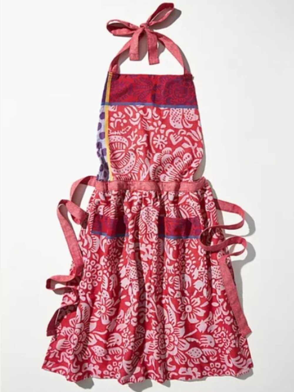 Anthropologie Nifty Apron - Red Motif